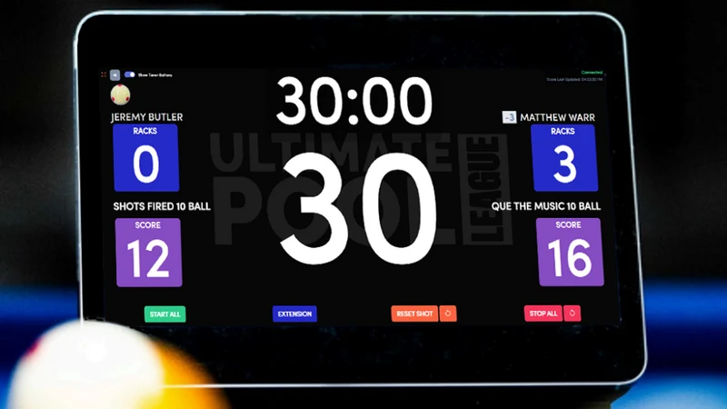 30-Sec Shot Clock tablet display